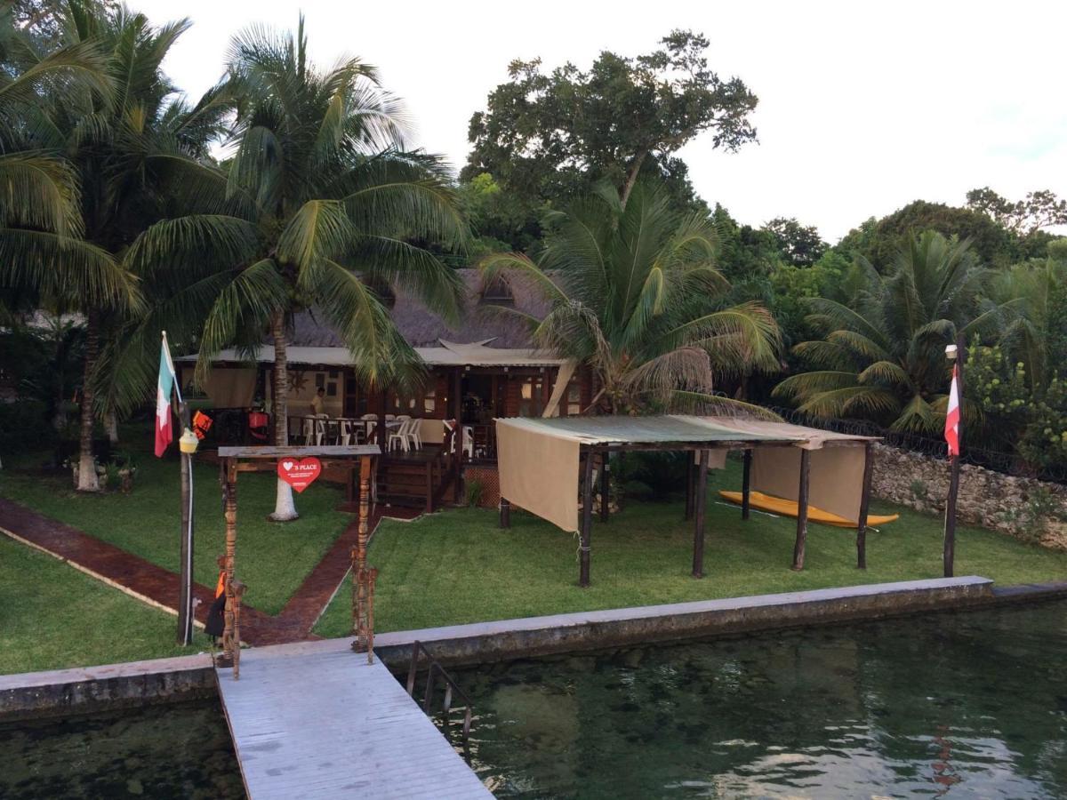 Coras Place Bacalar Lagoon Front Exterior photo